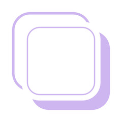 pastel square text box