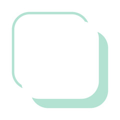 pastel square text box