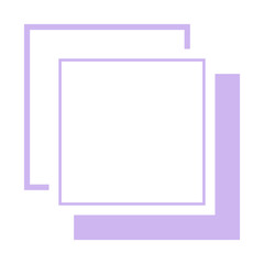 pastel square text box