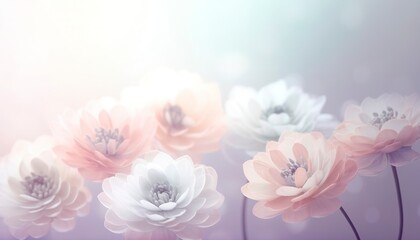 Soft dreamy sweet flower for love romance background.