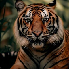 portrait of a bengal tiger