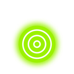 neon light christmas ball