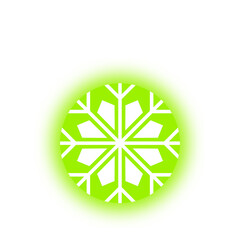 neon light christmas ball