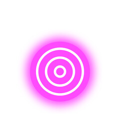 neon light christmas ball