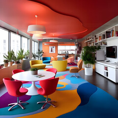 Modern Office, Colorful & creative Atmosphere