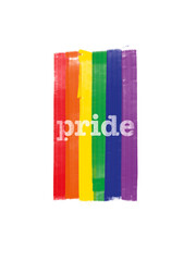 Gemalte Regenbogenfarben