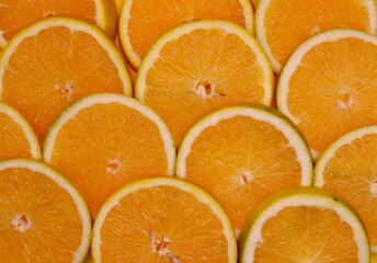 orange slice texture macro photo