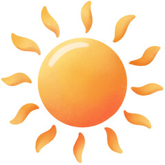 Summer sun clipart