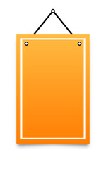 rectangle hanging sign banner