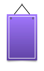 rectangle hanging sign banner