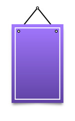 rectangle hanging sign banner