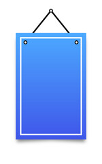 rectangle hanging sign banner