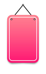 rectangle hanging sign banner