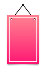 rectangle hanging sign banner
