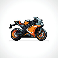 Fototapeta na wymiar Super Bike Vector Motorcycle Vector Illustration