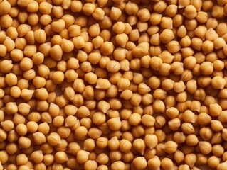 Garbanzo Beans background as seamless tile (generative AI)