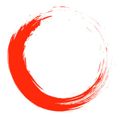 handwritten circle symbol  ,hand drawn elements , flat Modern design isolated on white background ,illustration