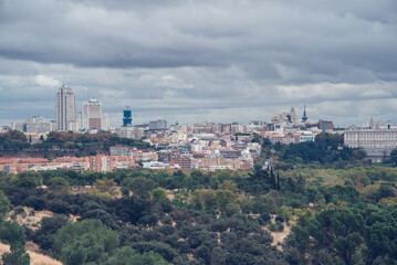 Fototapeta premium Vista de Madrid.