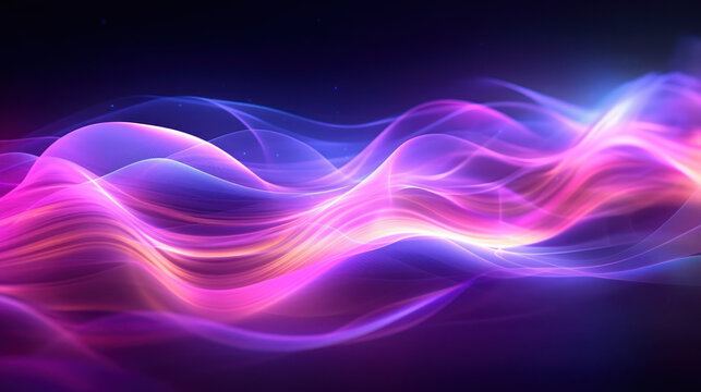 Generative AI - Abstract futuristic background with modern technology and minimalistic art theme