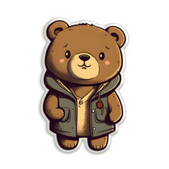 teddy bear dressed up