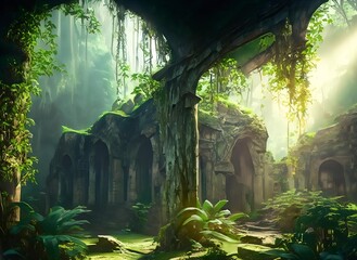 Mystical Ancient Ruins: A Journey into the Enigmatic Jungle