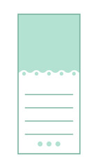 colorful paper name tag