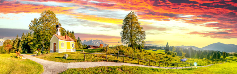 Kapelle, Krün, Karwendel, Deutschland 