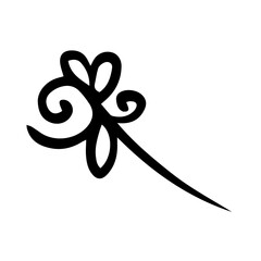 spiral floral element