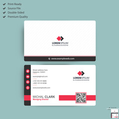 Fototapeta na wymiar Business card template vector eps
