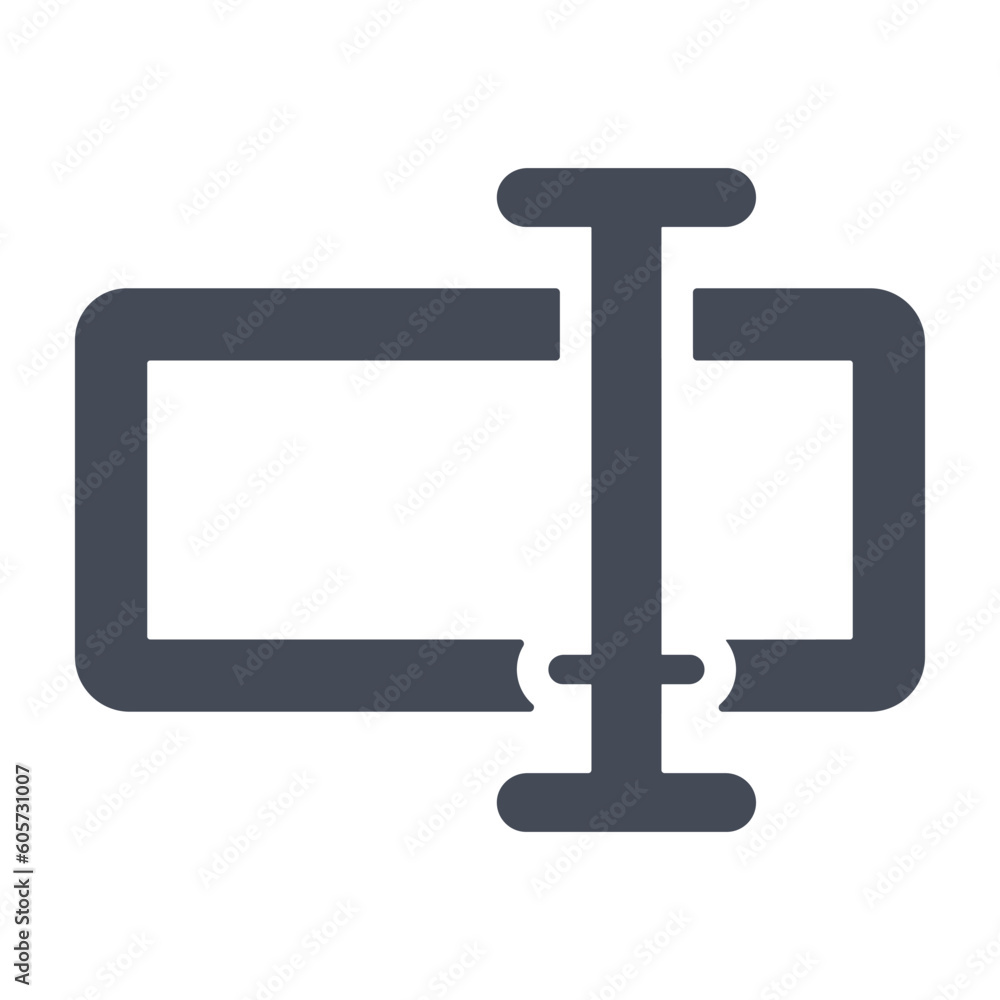 Poster text field low poly mocaic icon