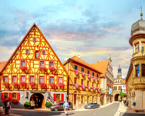 Fototapeta na wymiar Altstadt, Marktbreit, Deutschland 