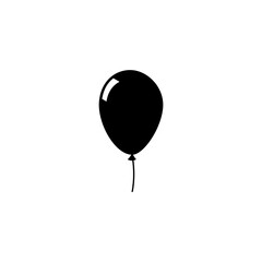 Obraz premium Siple balloon icon isolated on white background 