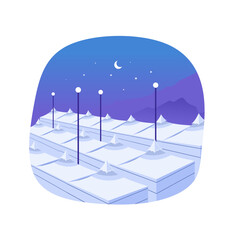 illustration of a place to spend the night during the pilgrimage