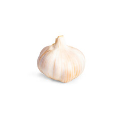 Garlic isolated on white background