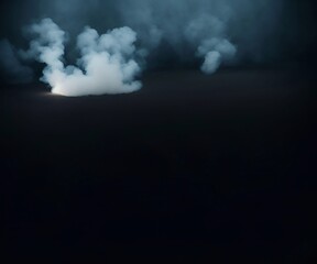 Scary smoke and fog atmospheric background generative ai illustration art