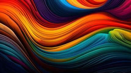 Obraz premium Emotions And Colors (IA Generated)