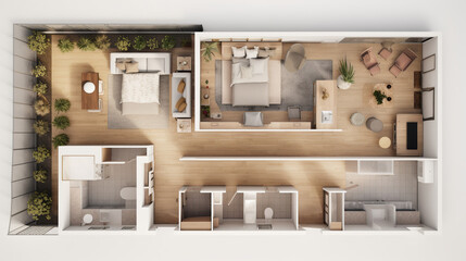 House layout seen from above.