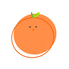 an orange