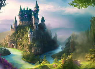 castle on the hill. Enchanting Fairytale Cast: A Magical Journey