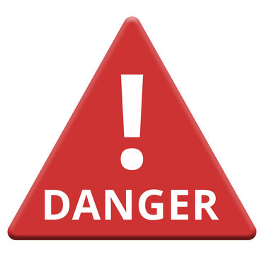danger panneau triangle rouge