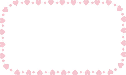 Rounded Rectangle Shape frame flower border floral vector cute pink pastel decoration love pattern classic romantic photo frame design background wedding anniversary birthday valentine Christmas