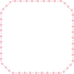 Square Emerald Shape Square Emerald frame flower border floral vector cute pink pastel decoration love pattern classic romantic photo frame design background wedding anniversary birthday valentine 