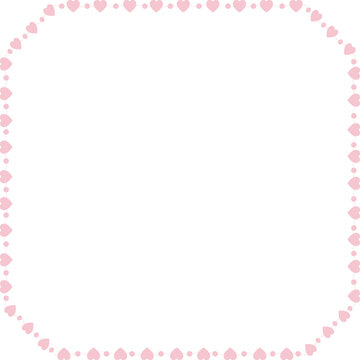 Square Emerald Shape Square Emerald frame flower border floral vector cute pink pastel decoration love pattern classic romantic photo frame design background wedding anniversary birthday valentine 