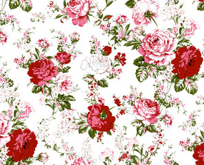Textile and digital seamless pattern design 