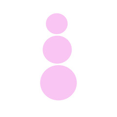 Blot of purple circle shaped