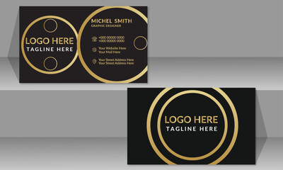 Business card design template, Clean professional business card template, visiting card, business card template.