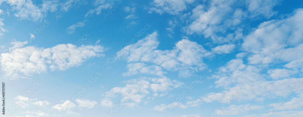 Wall mural blue sky with white cloud landscape background