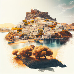 The White City of Lindos