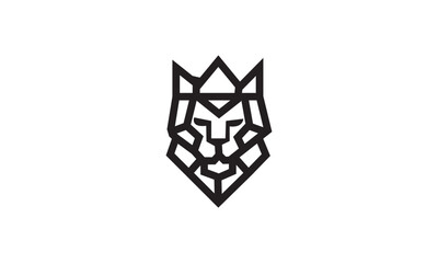 Loin Illustration Design Logo