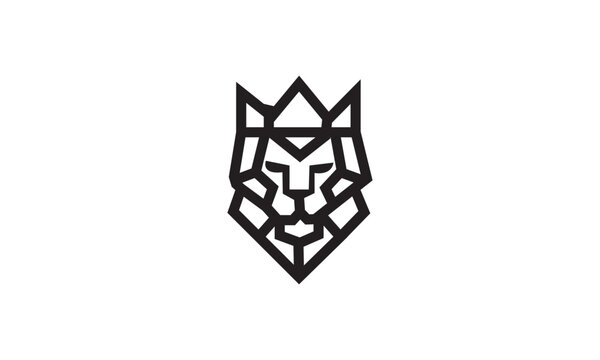 Loin Illustration Design Logo